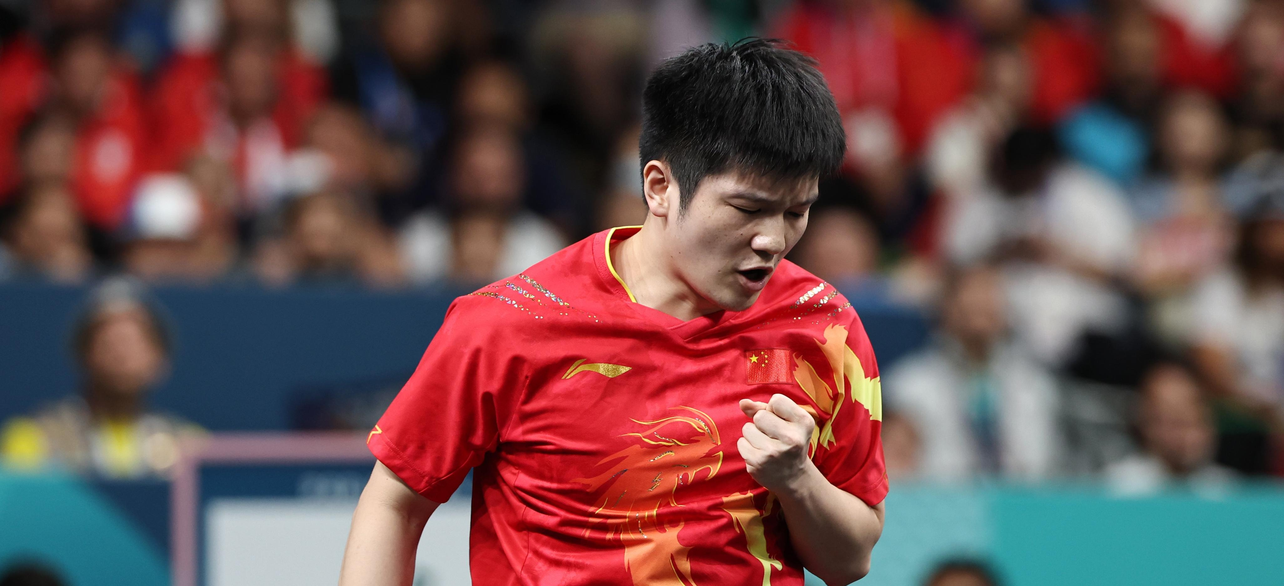 关于日本乒乓球队力克德国乒乓球队，马龙爆发神勇的信息